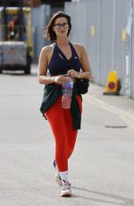 FERNE MCCANN Leaves a Gym in Essex 09/20/2022