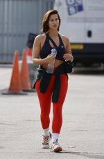 FERNE MCCANN Leaves a Gym in Essex 09/20/2022