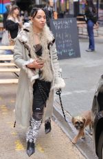 FKA TWIGS Out with her Dog in London 09/27/2022