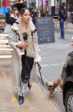 FKA TWIGS Out with her Dog in London 09/27/2022