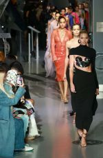 FRIDA AASEN Walks Runway at Laquan Smith Fashion Show in New York 09/12/2022