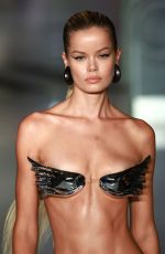 FRIDA AASEN Walks Runway at Laquan Smith Fashion Show in New York 09/12/2022