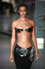 FRIDA AASEN Walks Runway at Laquan Smith Fashion Show in New York 09/12/2022