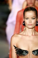 FRIDA AASEN Walks Runway at Laquan Smith Fashion Show in New York 09/12/2022