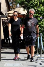 GAL GADOT and Yaron Varsano Out for Lunch at Il Pastaio in Beverly Hills 09/28/2022