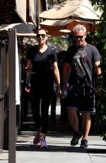 GAL GADOT and Yaron Varsano Out for Lunch at Il Pastaio in Beverly Hills 09/28/2022
