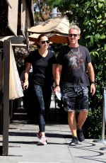 GAL GADOT and Yaron Varsano Out for Lunch at Il Pastaio in Beverly Hills 09/28/2022