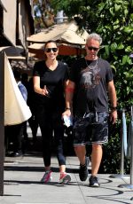 GAL GADOT and Yaron Varsano Out for Lunch at Il Pastaio in Beverly Hills 09/28/2022