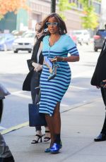 GAYLE KING LEaves CBS Studios in New York 09/15/2022