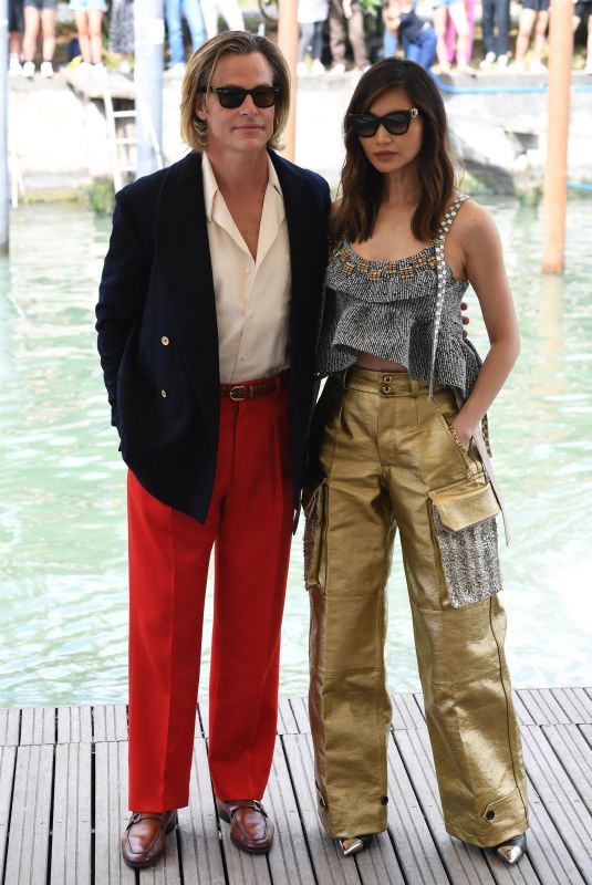 GEMMA CHAN Arrives at Casino Palace in Venice 09/05/2022