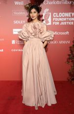 GEMMA CHAN at Clooney Foundation for Justice Inaugural Albie Awards in New York 09/29/2022