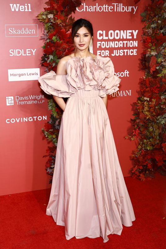 GEMMA CHAN at Clooney Foundation for Justice Inaugural Albie Awards in New York 09/29/2022