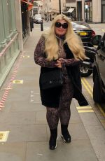 GEMMA COLLINS Shopping at Fortnum and Masons and Doodles in London 09/21/2022