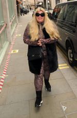 GEMMA COLLINS Shopping at Fortnum and Masons and Doodles in London 09/21/2022