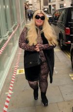 GEMMA COLLINS Shopping at Fortnum and Masons and Doodles in London 09/21/2022