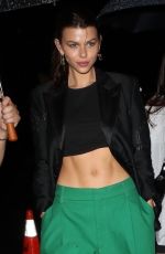 GEORGIA FOWLER Arrives at Tommy Hilfiger Fashion Show at NYFW in New York 09/11/2022
