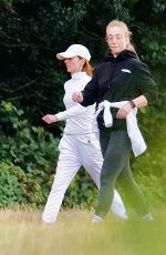 GERI HALLIWELL Out for Power Walk at a Park in London 09/09/2022