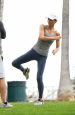 GIA SKOVA at Kickboxing Practice in Santa Monica 09/20/2022