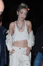 GIG HADID Leaves Isabel Marant Show at Paris Fashion Week 09/29/2022