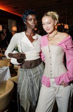 GIGI and BELLA HADID and EMILY RATAJKOWSKI at Dinner to Celebrate Gigi