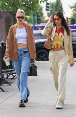 GIGI and BELLA HADID Arrives at Vogue Event at NYFW in New York 09/12/2022