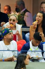 GIGI and BELLA HADID at US Open in Queens in New York 08/31/2022