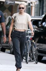 GIGI HADID Arrives at Her Apartment in New York 09/01/2022