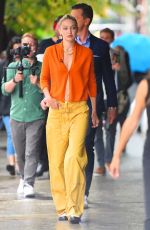 GIGI HADID Arrives at Interview with Wilie Geist in New York 09/06/2022