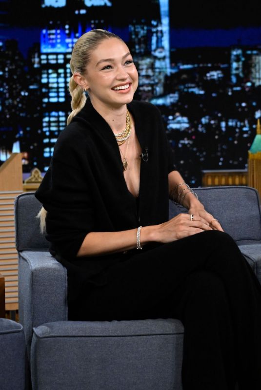 GIGI HADID at Tonight Show Starring Jimmy Fallon 09/08/2022