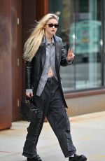 GIGI HADID Leaves Tom Ford Fashion Show in New York 09/14/2022