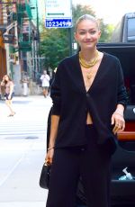GIGI HADID Out and About in New York 09/08/2022