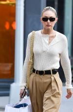 GIGI HADID Out and About in New York 09/09/2022