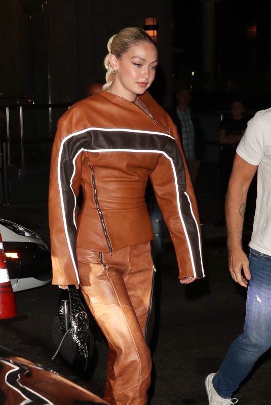 GIGI HADID Out for a NYFW Event in New York 09/08/2022