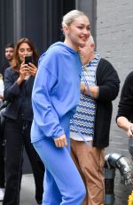 GIGI HADID Out in New York 09/11/2022