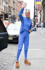 GIGI HADID Out in New York 09/11/2022