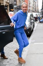 GIGI HADID Out in New York 09/11/2022