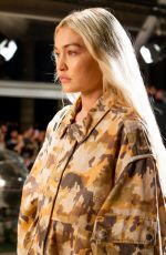 GIGI HADID Walks Runway at Isabel Marant Fashion Show at PFW in Paris 09/29/2022