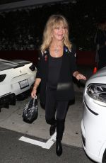GOLDIE HAWN and Richard Baskin Leaves Giorgio Baldi in Santa Monica 09/23/2022