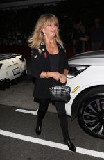 GOLDIE HAWN and Richard Baskin Leaves Giorgio Baldi in Santa Monica 09/23/2022