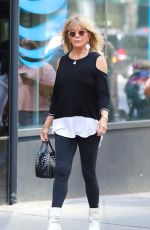 GOLDIE HAWN Out and About in New York 09/21/2022