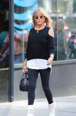 GOLDIE HAWN Out and About in New York 09/21/2022