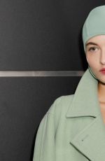 GRACE ELIZABETH at Backstage at Max Mara Fashion Show in Milan 09/22/2022