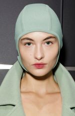 GRACE ELIZABETH at Backstage at Max Mara Fashion Show in Milan 09/22/2022