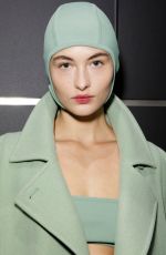 GRACE ELIZABETH at Backstage at Max Mara Fashion Show in Milan 09/22/2022
