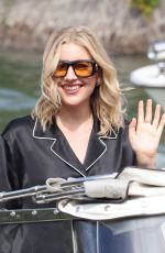 GRETA GERWIG Arrives at Excelsior Hotel at 79th Venice International Film Festival 09/01/2022