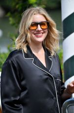 GRETA GERWIG Arrives at Excelsior Hotel at 79th Venice International Film Festival 09/01/2022