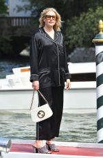 GRETA GERWIG Arrives at Excelsior Hotel at 79th Venice International Film Festival 09/01/2022