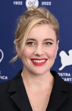 GRETA GERWIG at White Noise Photocall at 2022 Venice International Film Festival 08/31/2022