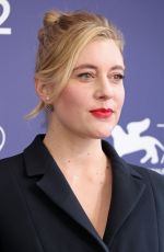GRETA GERWIG at White Noise Photocall at 2022 Venice International Film Festival 08/31/2022
