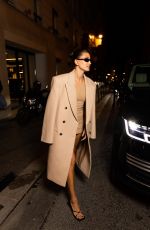 HAILEY BIEBER Arrives at Her Party in Paris 09/28/2022